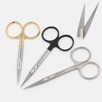 shi qiang stainless steel gold handle scissors double eyelid surgical tool scissors ophthalmology fine express scissors stitchin