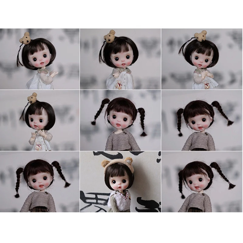16 см OB куклы без макияжа сделай сам лысая голова для кукол Перекраска лица