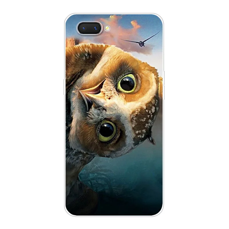 Чехол для Oppo A3S, чехол для Oppo A3S, мягкий мультяшный ТПУ силиконовый чехол для телефона, для Oppo A5 OPPOA5, чехол Realme C1 OPPOA3s, чехол, Fundas - Цвет: Коричневый