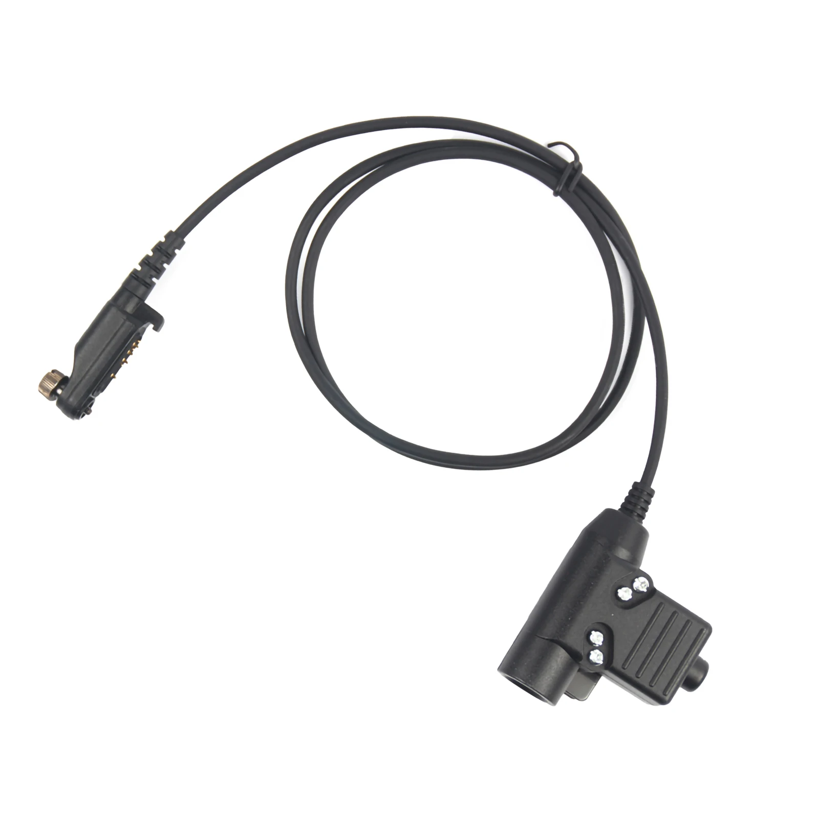 

Walkie Talkie Earpiece U94 Headset PTT Button Plug for Hytera PD680 660 600 X1P Accessoriestwo