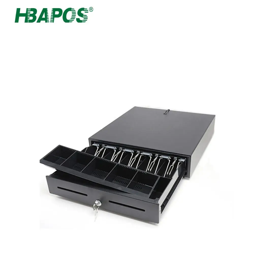 Ящик для наличных 3 позиционный с замком RJ11 автоматический ящик денег монет 5