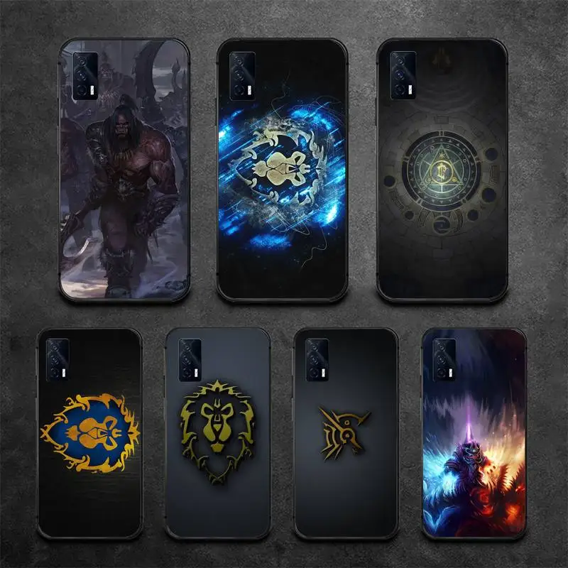 

Logo World-A-of-S-warcraft-E-WOW Games Phone Case For samsung Galaxy J6 J7 J8 prime note 8 9 10 20 lite plus pro ultra Cover