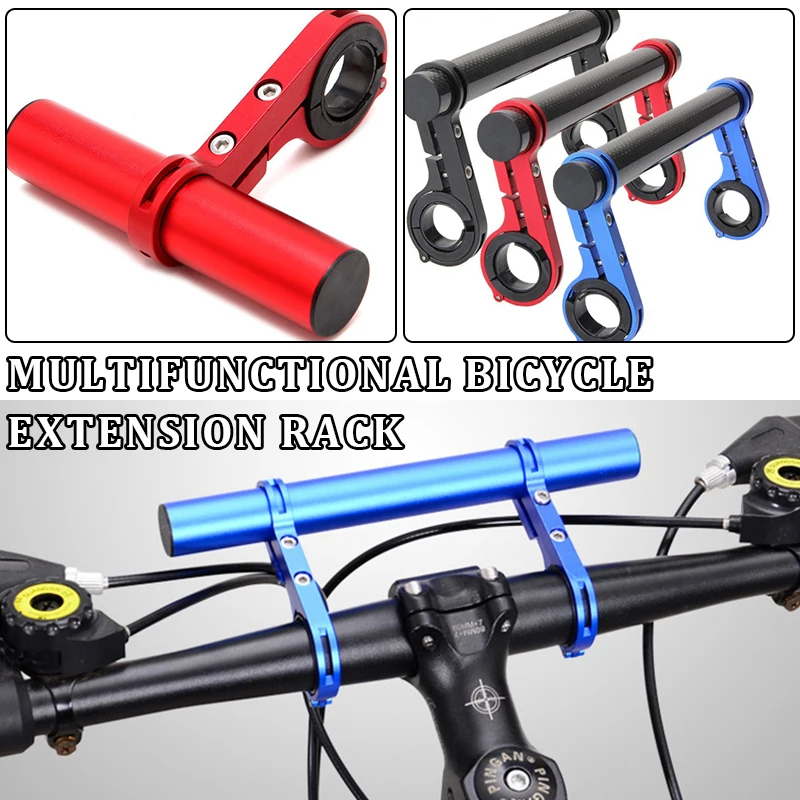 

Aluminum Alloy Bike Extension Frame Double Rod Multi Function Bicycle Flashlight Bicycle Extension Frame Accessories Ciclismo