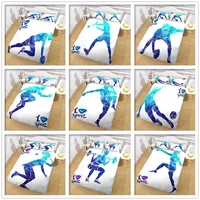 basketball football printed bedding set for queen king size quilt cover pillowcase sport duvet cover sets for home