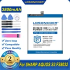 100% Оригинальный LOSONCOER HE349 аккумулятор 3800 мАч для SHARP AQUOS S3 FS8032