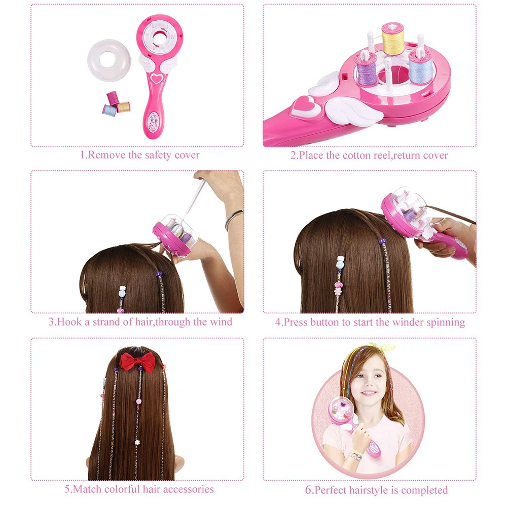 

Automatic Hair Braider Electric DIY Hair Weave Machine Twist Knitting Roll Twisted Braiding Hair Styling Tools Girl Gift