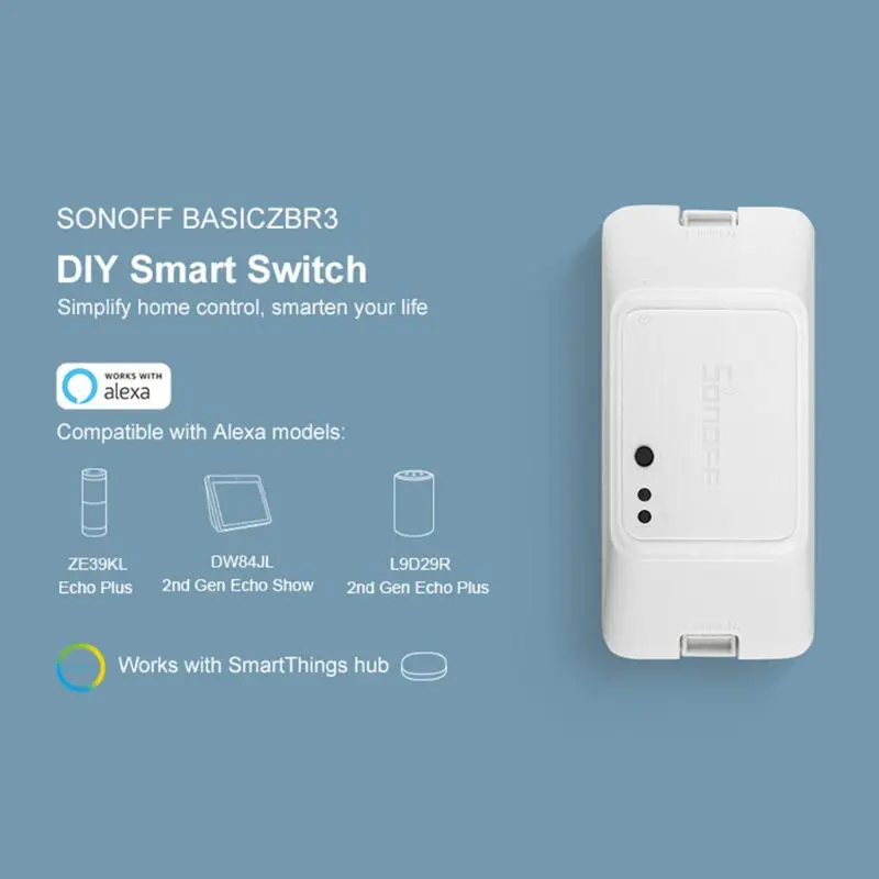 Sonoff Basic R3 RF DIY WiFi умный выключатель Домашний Светильник контроллер для Alexa|Модули