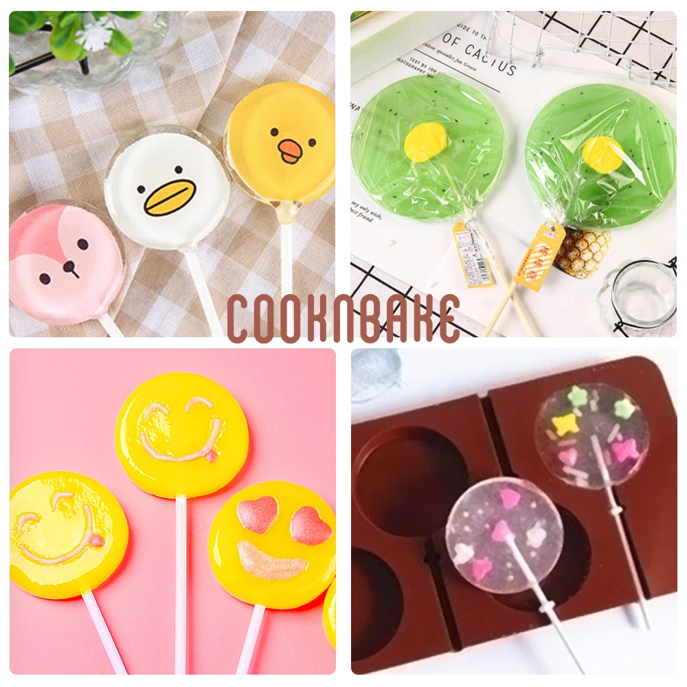 COOKNBAKE силиконовая форма для леденца круглый шоколадный Сахар Конфеты в форме