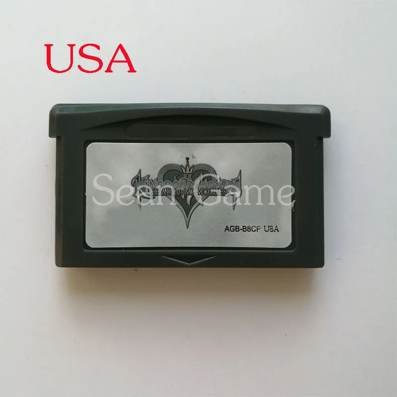 32 Bit USA видео игровая карта-картридж Megaman Zero 4/Driver 3/Kingdom Chain of Memories/Circle Of The Moon/Metal Slug Version - Цвет: Chain of Memories