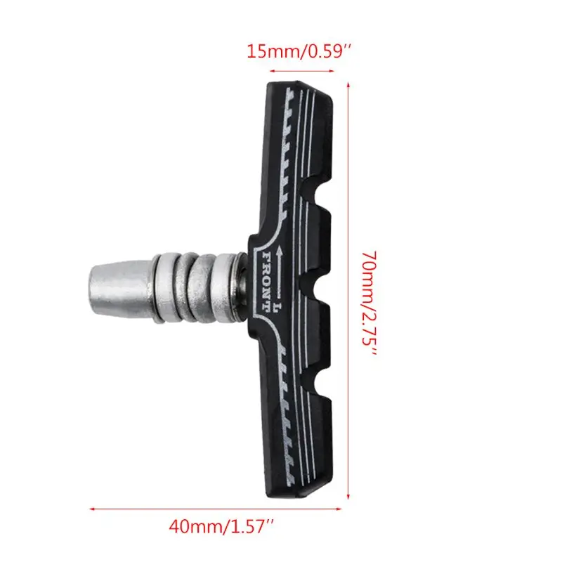 

1pair MTB Mountain Road Bicycle Brakes Cycling Bike V Brake Pads Rubber Brake Blocks Durable Parts