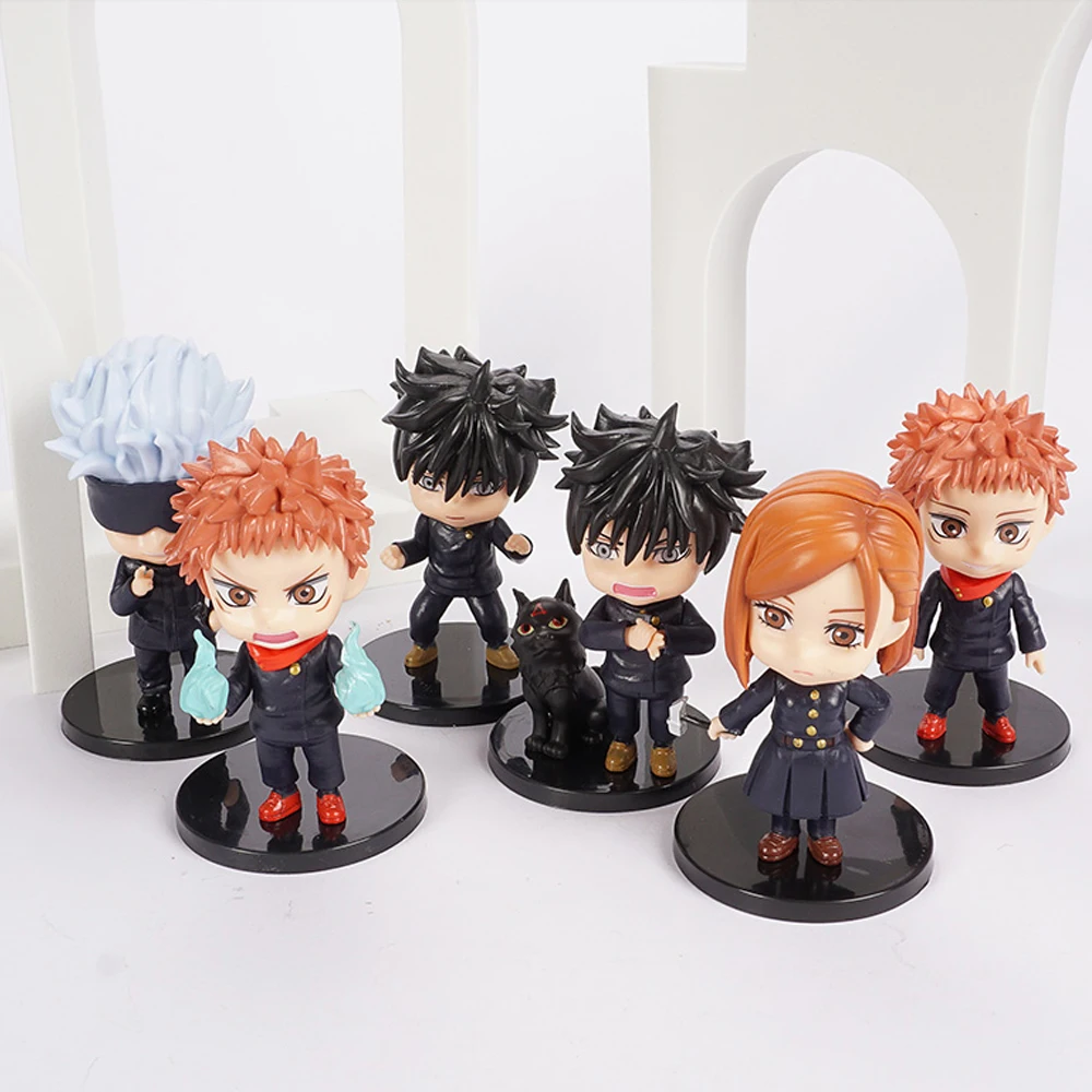 

Gojo Version Anime Figure Toys Satori PVC Figure Toys Kid Gift 5 6 8pcs / Set Unisex 1/100 Noenname_null Movie & TV Model 12+y