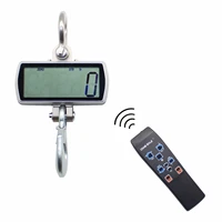 high resolution 1t digital crane scale 1000kg hook scale large screen industrial hanging scale with remote