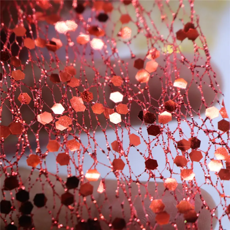 5 см * 10 ярдов Блестящий рулон тюля с блестками ткань DIY ремесла шпилька головной