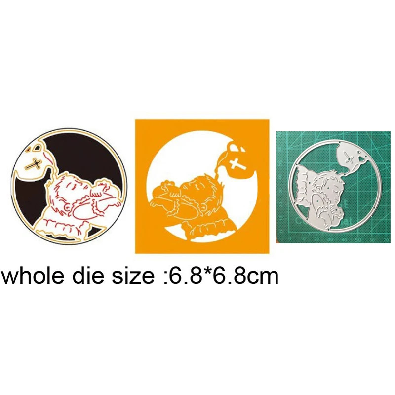 

Nativity Baby Cross Metal Cutting Dies Stencils dies for DIY Scrapbooking dies Craft Paper Decoration Embossing Die Cut new 2021