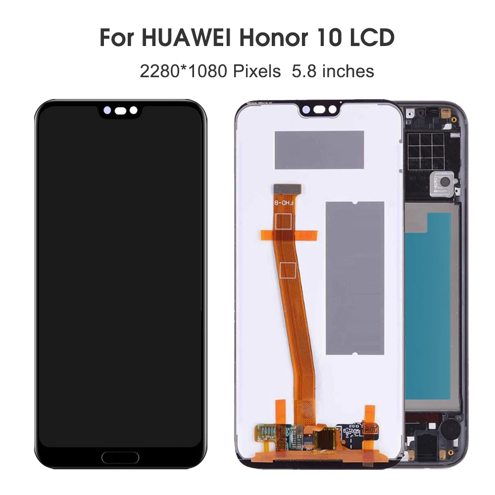 Оригинальный 5 84 ''для Huawei Honor 10 COL L29 ЖК дисплей сенсорный экран дигитайзер