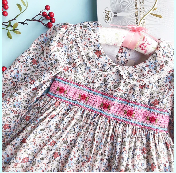 Новое модное осеннее платье со сборками для маленьких девочек принцессы в