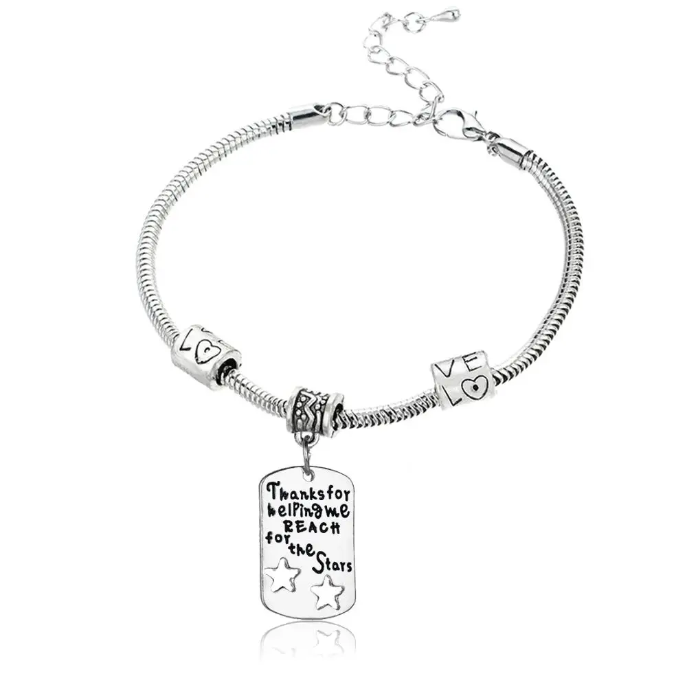 12 шт. Спасибо за помощь мне связаться на полой подошве со звездами браслеты