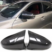 for lexus es is gs improvements stick carbon fiber car outside wing mirror trim rearview mirror cover 2018 2020