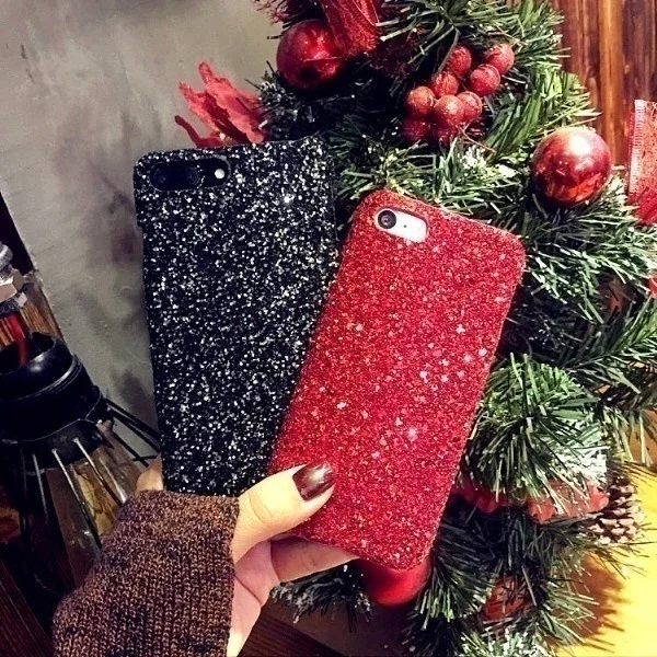 Sparkling Christmas Phone Case Cover for IPhoneXSMAX IPhone 8 /8plus/ IPhone7 /7plus/ IPhone6 /6s 6Plus | Мобильные телефоны и