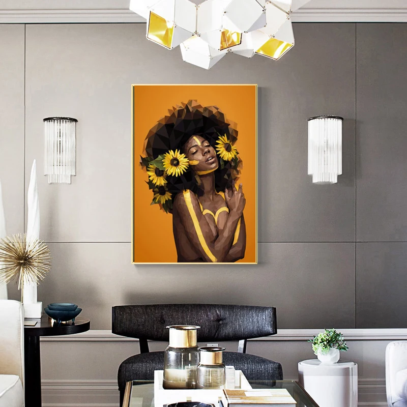 

Orange The New Black Woman Fashion poster Canvas Painting Print Living Room Home Decor Wall Art Painting Poster Unframed