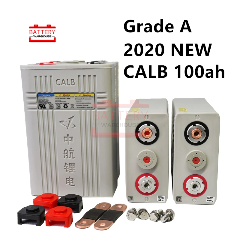 16 шт. 3 2 v 100ah Перезаряжаемые Класс в Calb LIFEPO4 Батарея клетки CA100 Пластик 12v400AH 24V200AH