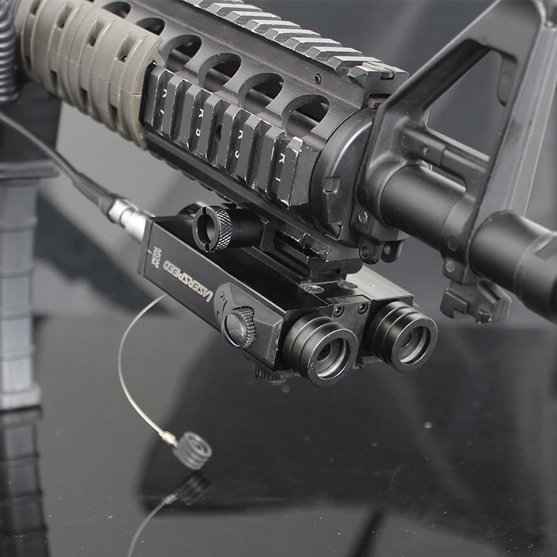 Военный охотничий зеленый + инфракрасный луч Дуа лазерный прицел с