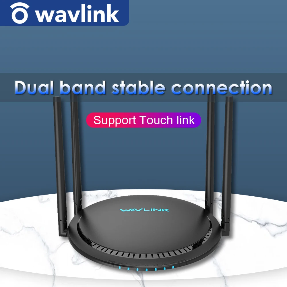 Wavlink беспроводной WiFi роутер AC1200 2,4G/5G двухдиапазонный Wi-Fi ретранслятор для домашнего широкого покрытия усилитель внешнего сигнала повторитель - изображение