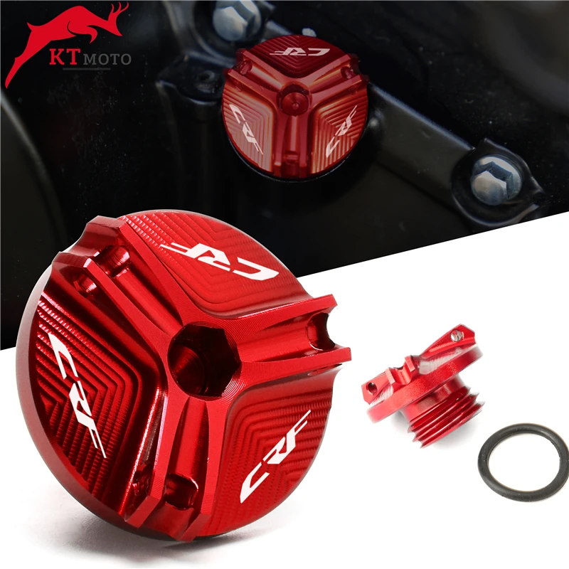 

M20*2.5 Motorcycle Oil Filler Cap Plug For Honda CRF 250 450 R CRF250X CRF 450R 450X CRF450R CRF250R CRF450X CRF150R CRF230F