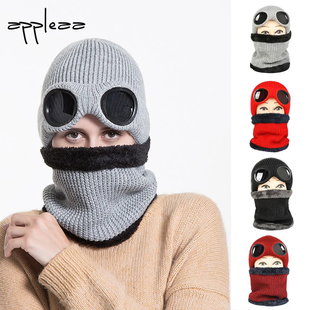 Beanie 2019Top Мужские Женские зимние Пуховые головные уборы одноцветные ворсовые
