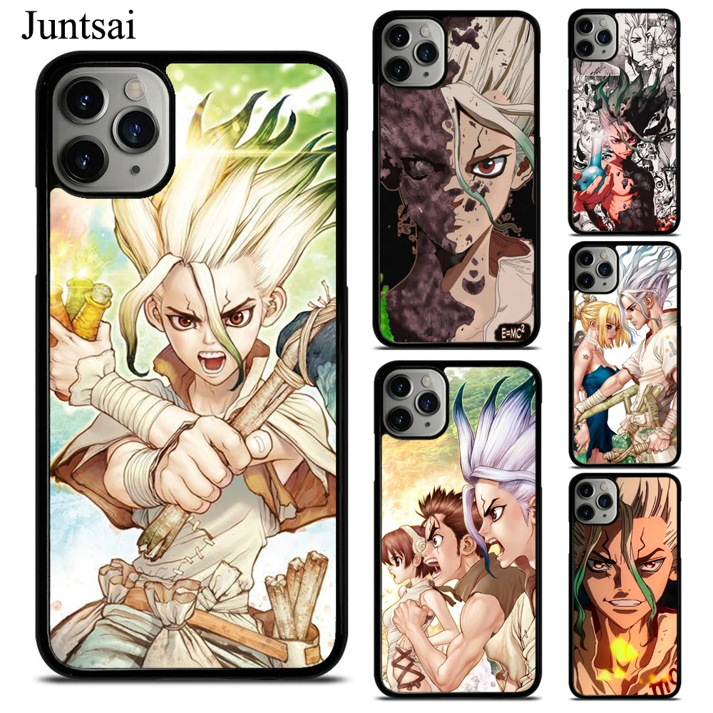 Чехол с рисунком из аниме Dr. Stone Senku Ishigami для iPhone X XS Max XR 7 8 SE 2020 6S Plus 5 12 Mini 11 Pro