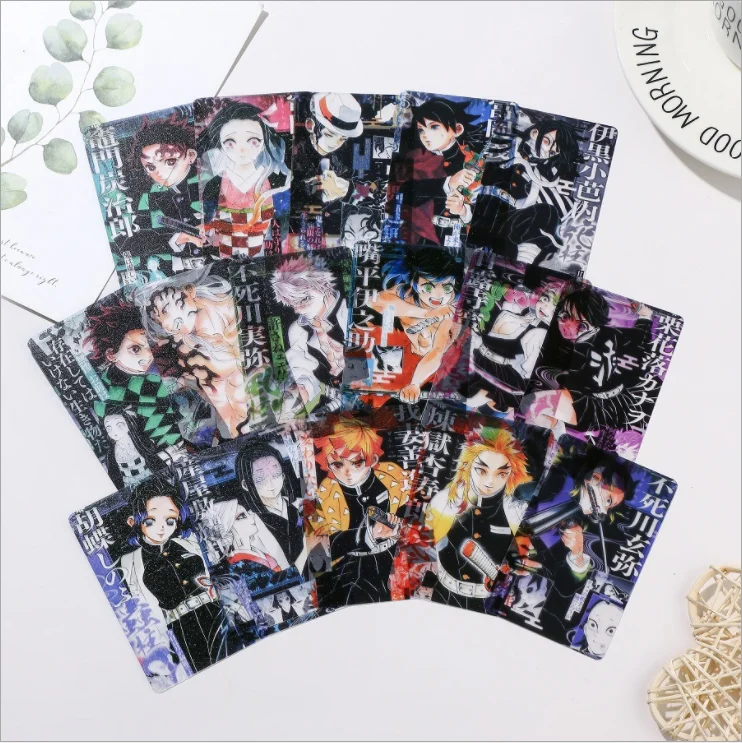 

16Pcs/Set Anime Demon Slayer: Kimetsu No Yaiba Photo Card Photobook Poster Transparent Card Collect gifts