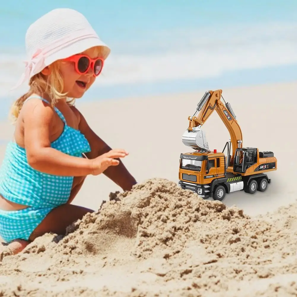 

Alloy Construction Vehicle 1:50 Excavator Model Toy Metal Engineering Car Educational Truck Toys For Boys Xmas Birthday Gifts