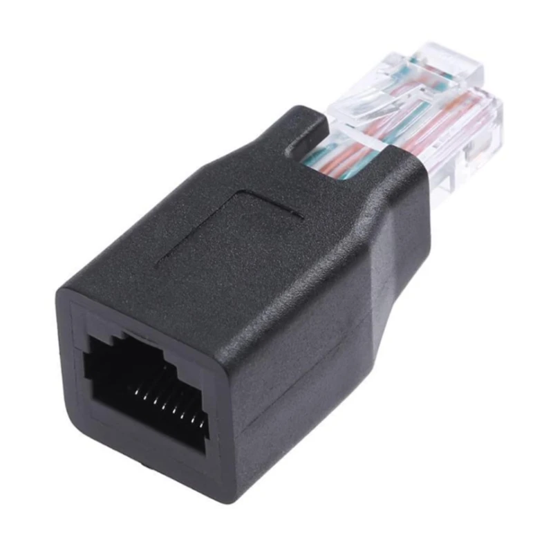RJ45 M/F кроссовер адаптер к гнезду Ethernet кросс-кабель с адаптером для электронных