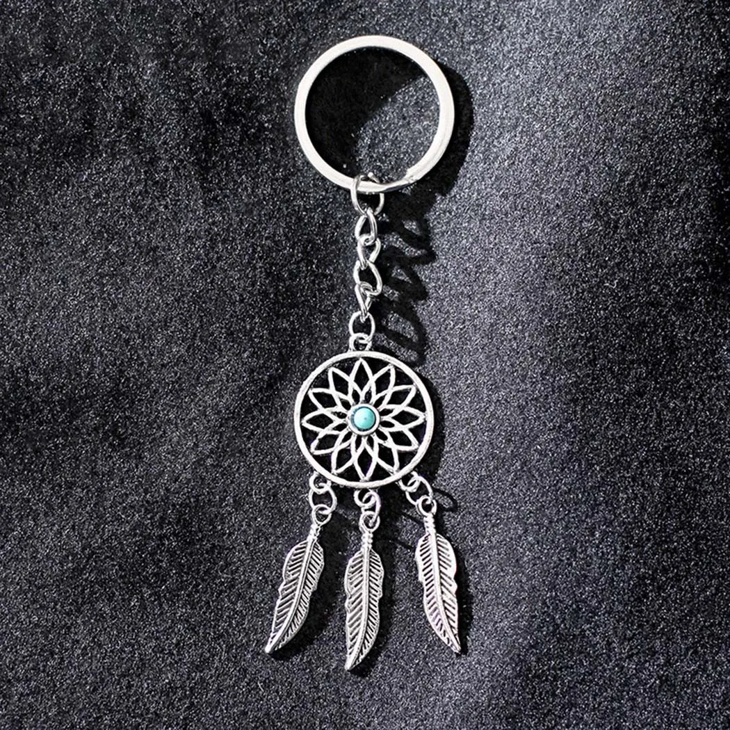 

Decor Pendant Feather Garden Handmade Home Décor Imitation Key Keychain