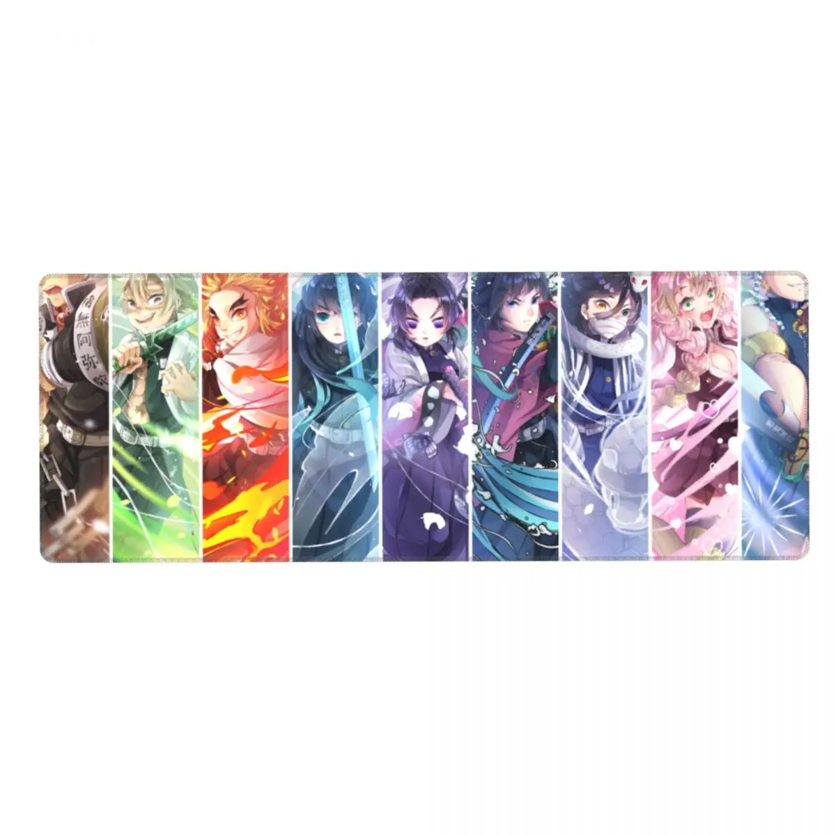 

Demon Sayer Kamado Nezuko Laptop Mouse Pad PC Table Mat Kochou Shinobu 80x30 Rubber Mousepad for Gamer