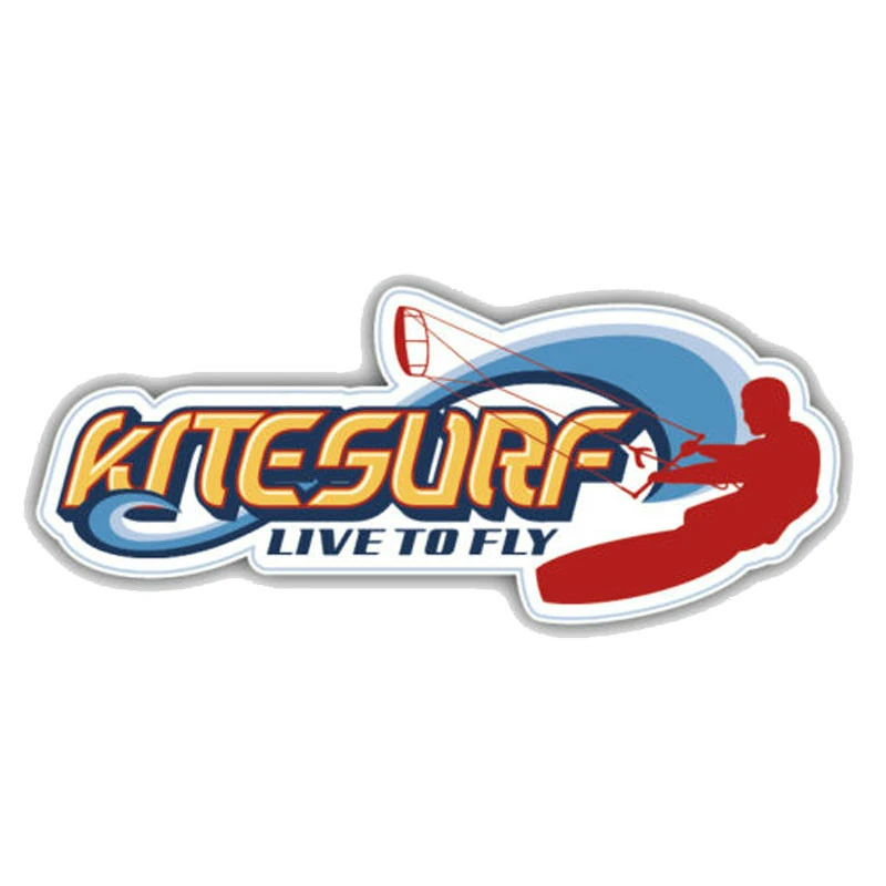 

Personality Fashion Kite Surf Label Car Sticker Automobiles Motorcycles Exterior Accessories Vinyl Decals,15cm*6cm