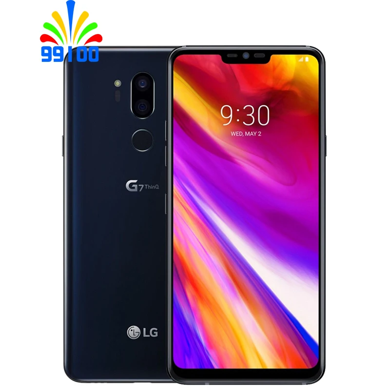 Разблокированный Оригинальный сотовый телефон LG G7 ThinQ G710EAW 6 1 дюйма ГБ + 128 Гб