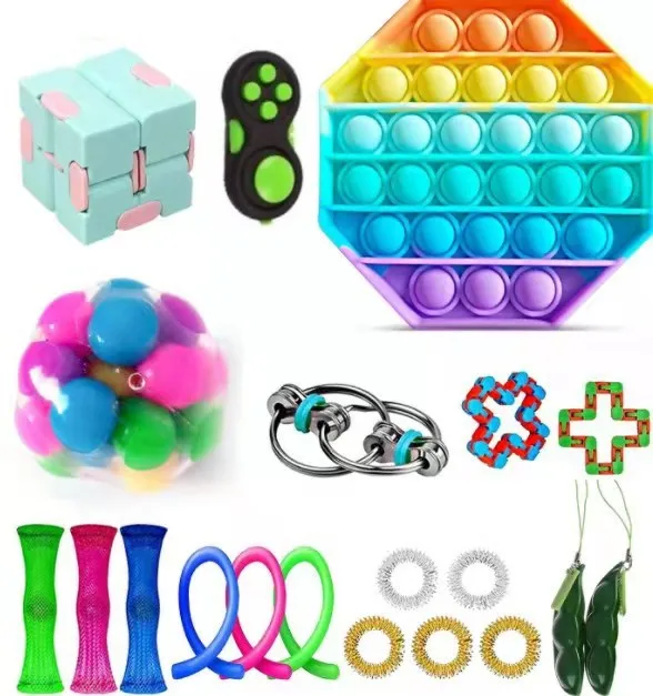 

Sensory Fidget Toys Set, Stress Relief Kits for Kids Adults, Christmas Stocking Stuffers, School Classroom Rewards