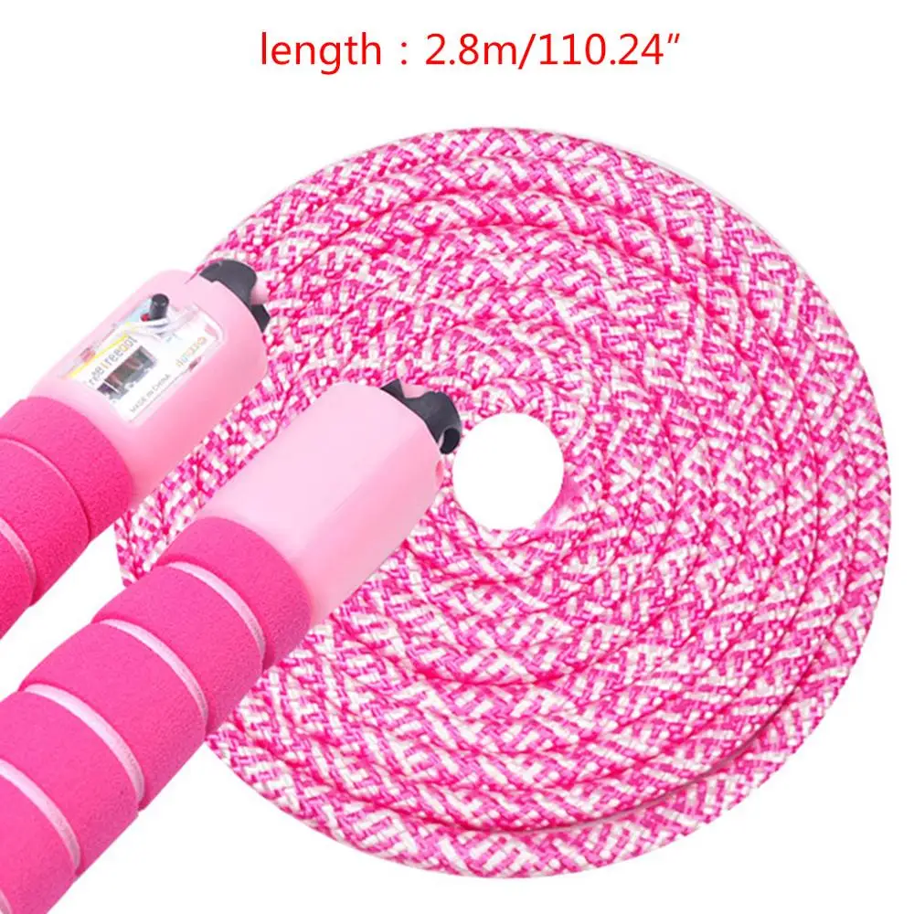 

Adjustable Jump Speed Rope with Counter and Anti Slip Handle M5TC