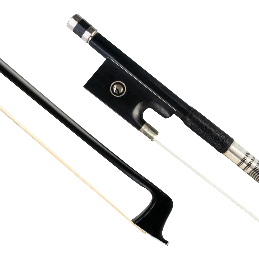 Durable 4/4 Violin Bow Carbon Fiber W/ Ebony Frog For Size Beginners &amp Students Accessories | Спорт и развлечения