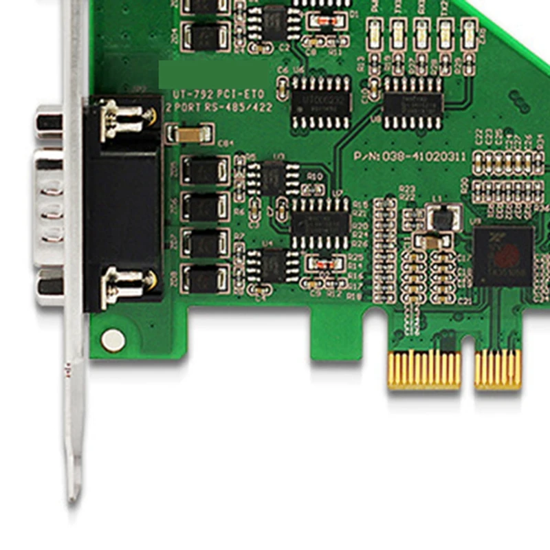 

2 Port PCI-E To RS485/422 Multi-Serial Port Card 485/422 Serial Port Expansion Card Industrial UT-792