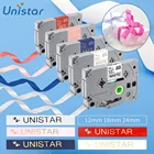 Атласная лента, 5 шт., разные цвета, 231, совместима с принтером для этикеток Brother, зеркальная фотография, для подарка сделай сам