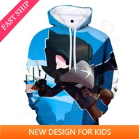 browlings game 3d hoodie sweatshirt boys girls harajuku long sleeve jacket coat max childrens wear kids hoodies teen clothes