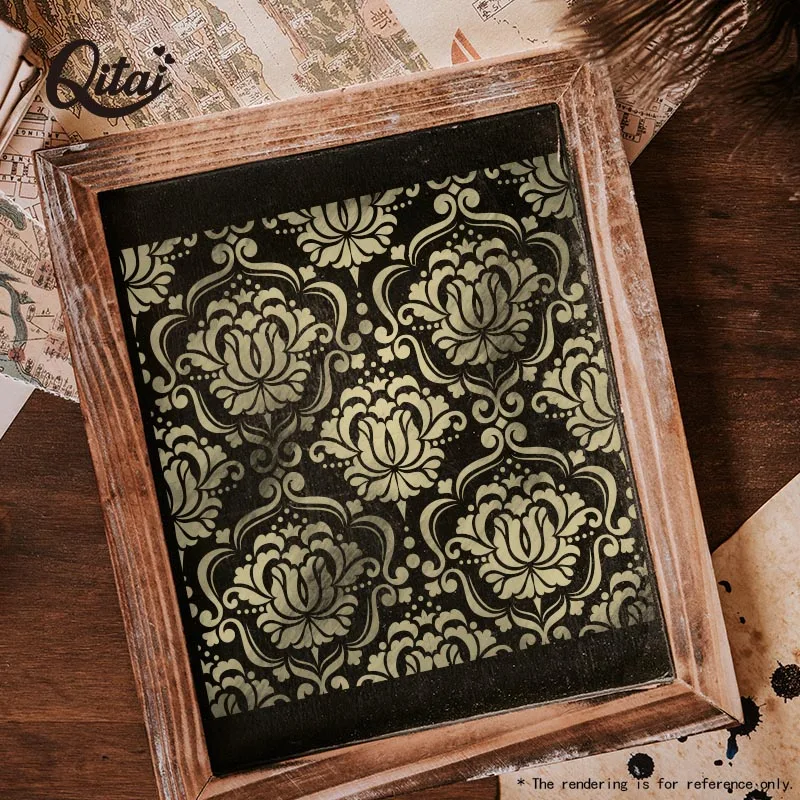 Qjing 12 шт. DIY ремесло Многослойные трафареты для стен Живопись Скрапбукинг пуля журнал Декор Тиснение бумажная карта шаблон ST01
