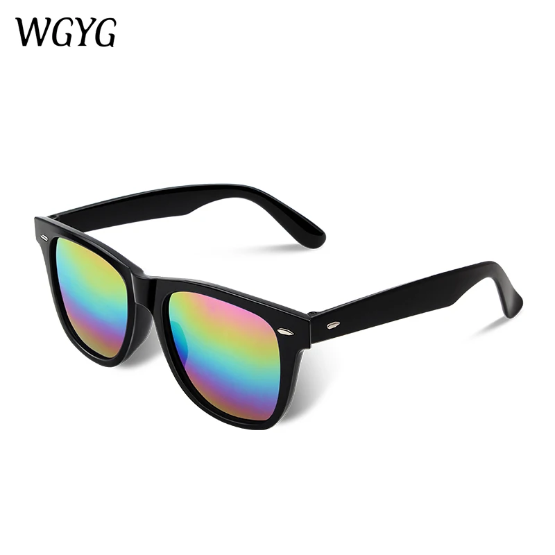WGYG brand design fashion Johnny Depp Lemtosh style sunglasses classic retro round tone ocean mirror | Аксессуары для одежды