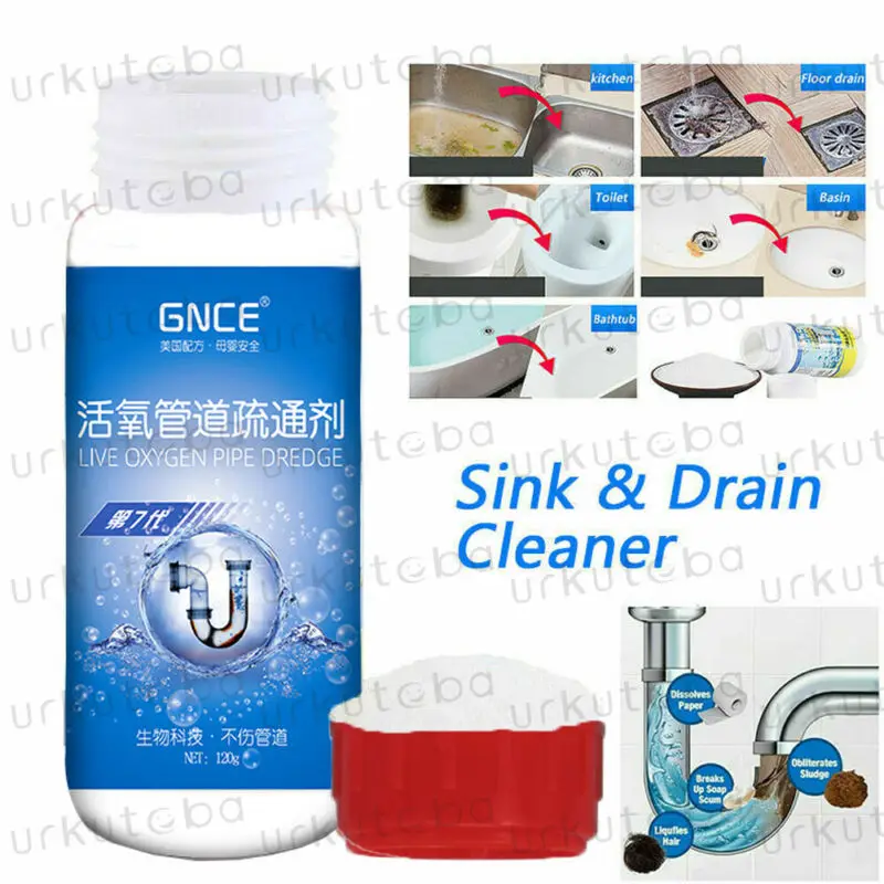 120 г Супер мощный инструмент для дноуглубления труб очиститель слива раковины