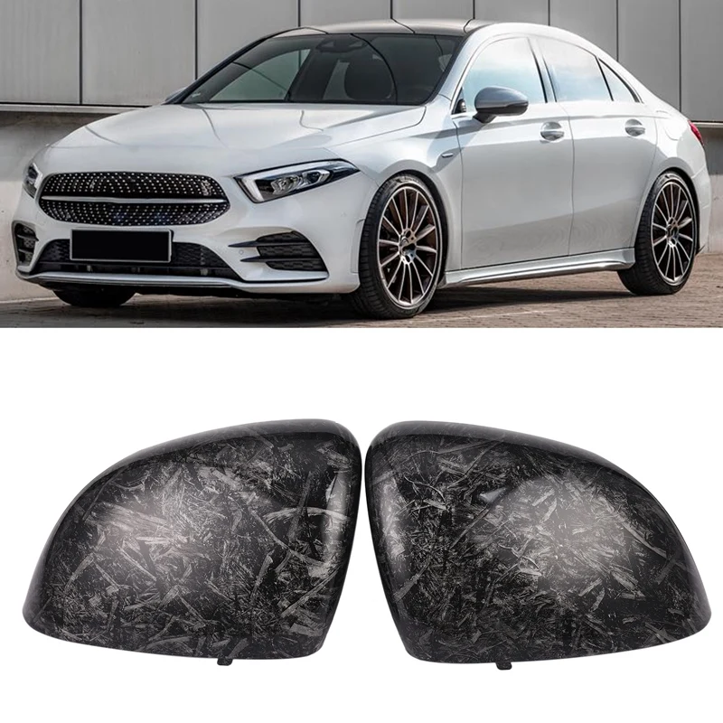 

for Mercedes Benz A Class W177 A200 2019 2020 Replacement Mirror Covers Car Side Door Rear View Mirror Cover Cap Shell