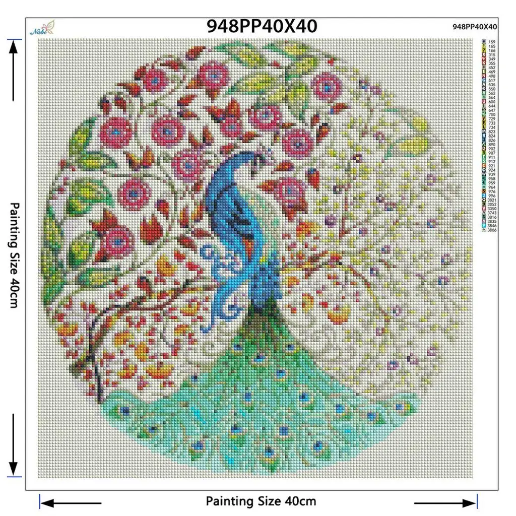 Животные DIY Алмазная картина вышивка крестиком мозаика рисунок хобби павлин -