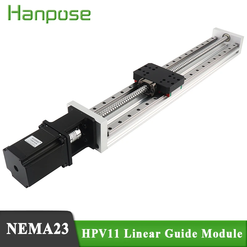 

HPV11 Linear module ballscrew SFU1204 SFU1210 with Linear Guides MGN12 NEMA23 2.8A 76mm stepper motor for CNC milling machine