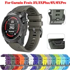 26 22 мм Силиконовые Quick Release ремешок для смарт-часов Garmin Fenix 5X 6X Pro наручных часах ремешок для наручных часов для Fenix 5 6 iPad Pro часы